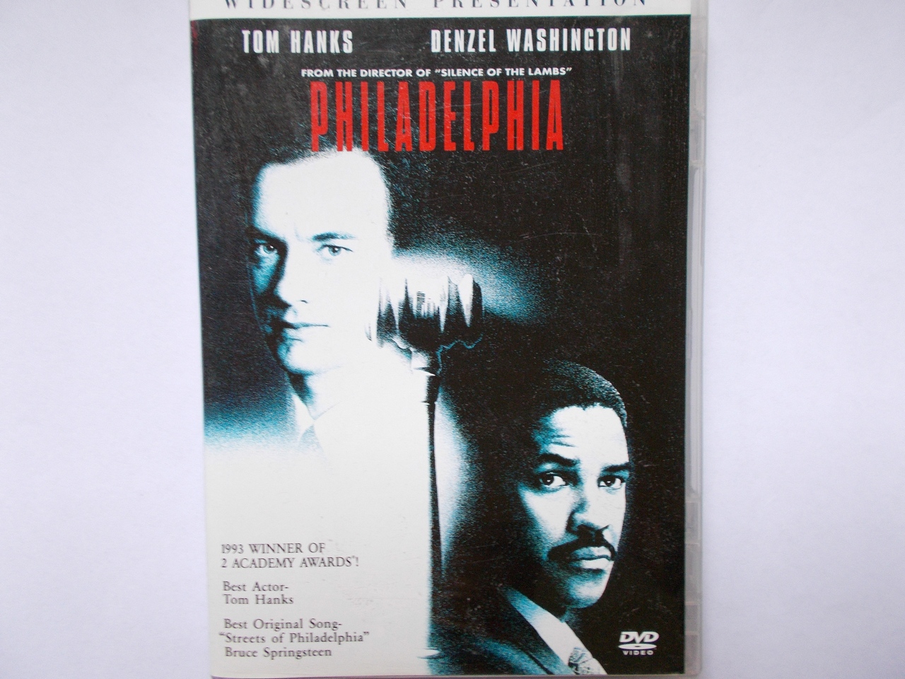 DVD /PHILADELPHIA /TOM HANKS/DENZEL WASHINGTON
