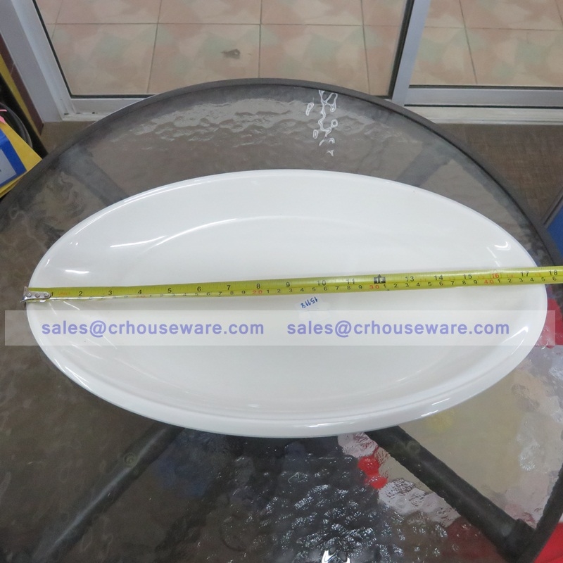 จานทรงรีเมลามีน 18 นิ้ว 017-PX-15118