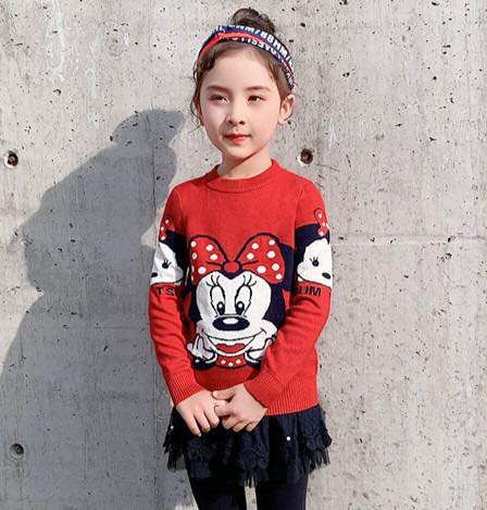 เสื้อกันหนาวเด็ก มินนี่เมาส์