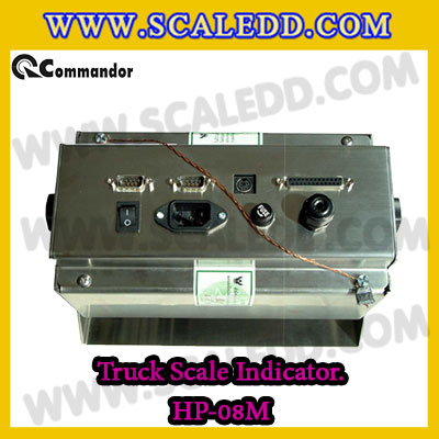 หัวอ่านเครื่องชั่งรถบรรทุก INDICATOR Commandor HP-08M จอแสดงน้ำหนักเครื่องชั่งรถบรรทุก Truck Scale ยี่ห้อ Commandor รุ่น HP-08M