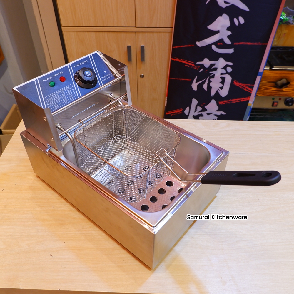 หม้อทอดไฟฟ้า เตาทอดไฟฟ้า หม้อทอดเฟรนฟราย (6 ลิตร)