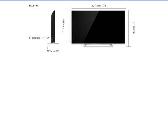 Toshiba Smart LED TV 55 นิ้ว รุ่น 55L5450VT