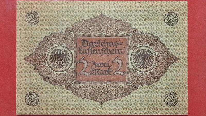 ธนบัตร ประเทศ เยอรมนี Mark 1920 สภาพ UNC