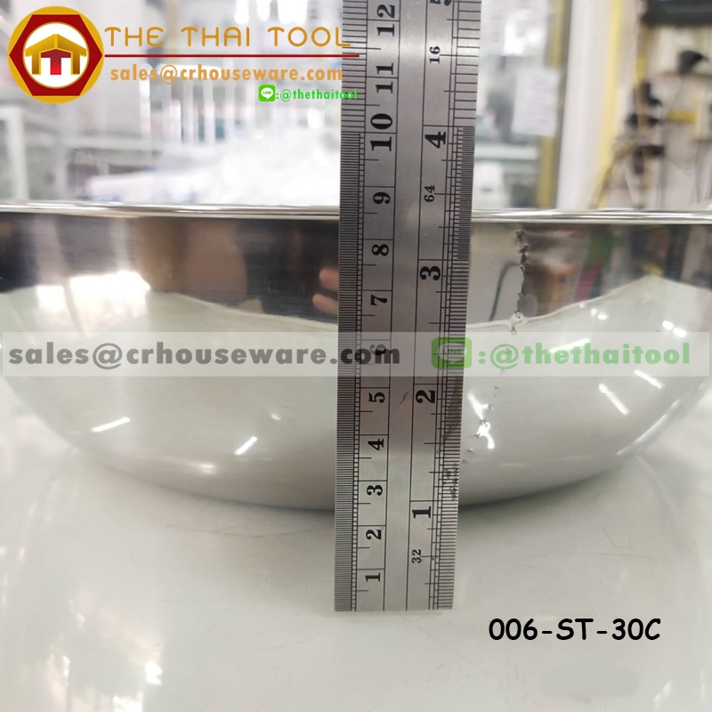 หม้อชาบูสแตนเลส 2ช่อง พร้อมฝาแก้ว สินค้าผลิตในประเทศ