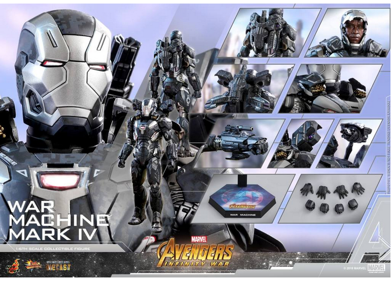 HOTTOYS - Avengers: Infinity War - War Machine Mark 4(Diecast)