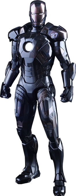 HOTTOYS - The Avenger - Iron Man Mark VII (Stealth Mode Version) - (Rare Item)