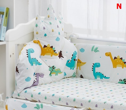 TP201133 ชุดเบาะกันกระแทกผ้าปูนอน Crown Princess Set