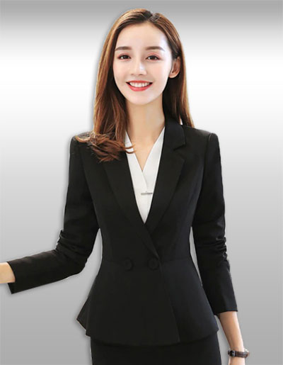 เสื้อสูทผู้หญิงสีดำแบบสวยหรู มี 7 ไซส รหัส2261