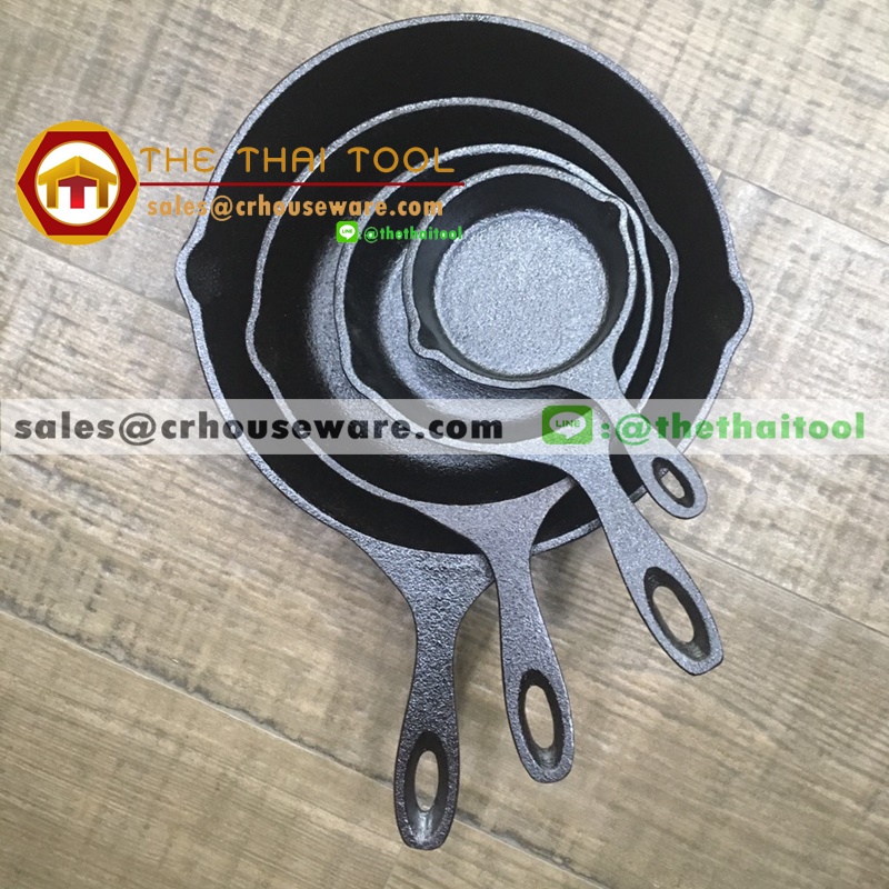 กระทะเหล๋กหล่อจิ๋ว 005-KN-35