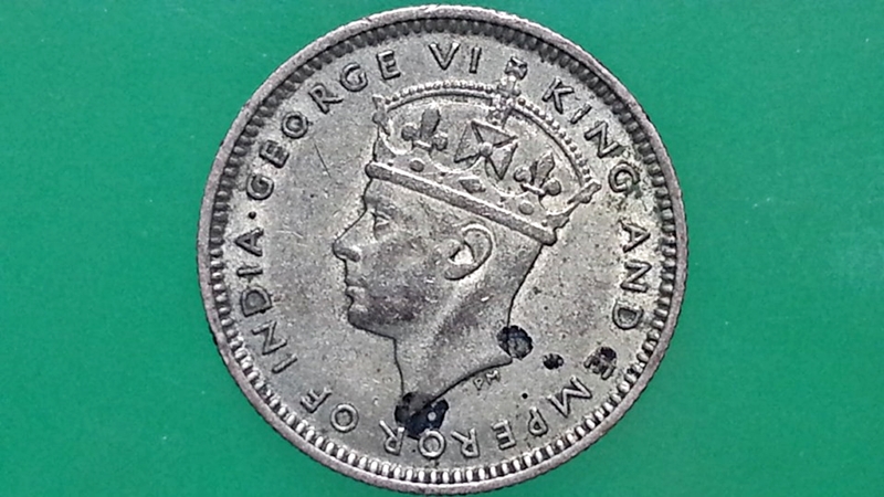 เหรียญ เงินตรา ประเทศ มาลายา Cents (500/1000 Silver - Emperor) 1943