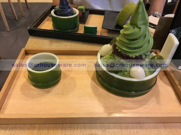 ชามใส่อาหารพลาสติก มีด้ามจับ JAPANESE BOWL 005-TW-JP-P311