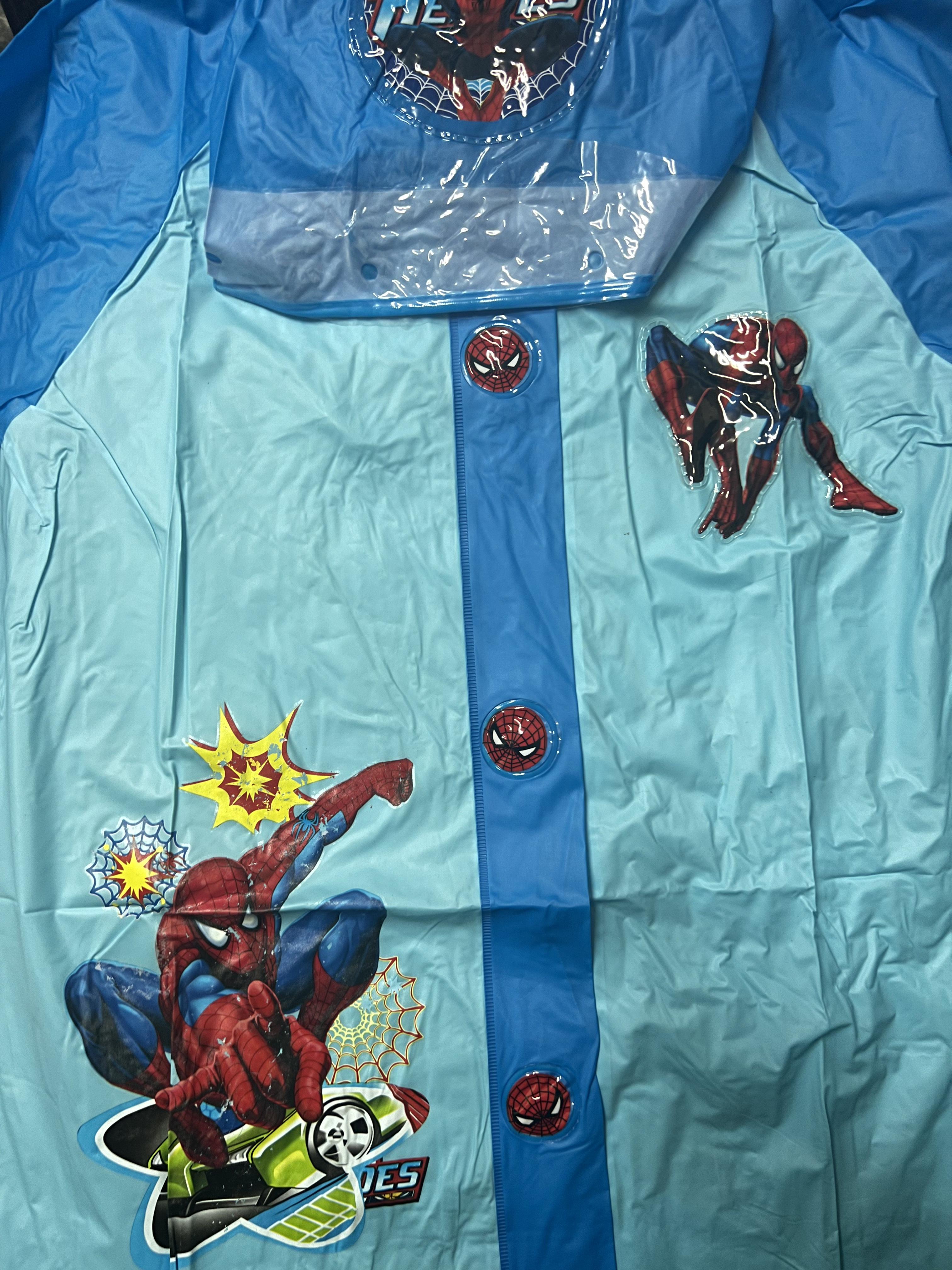 เสื้อกันฝน ชุดกันฝน เด็ก ลายสไปเดอร์แมน