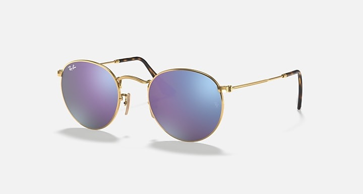 RayBan RB3447N 001/8O ROUND FLAT LENSES