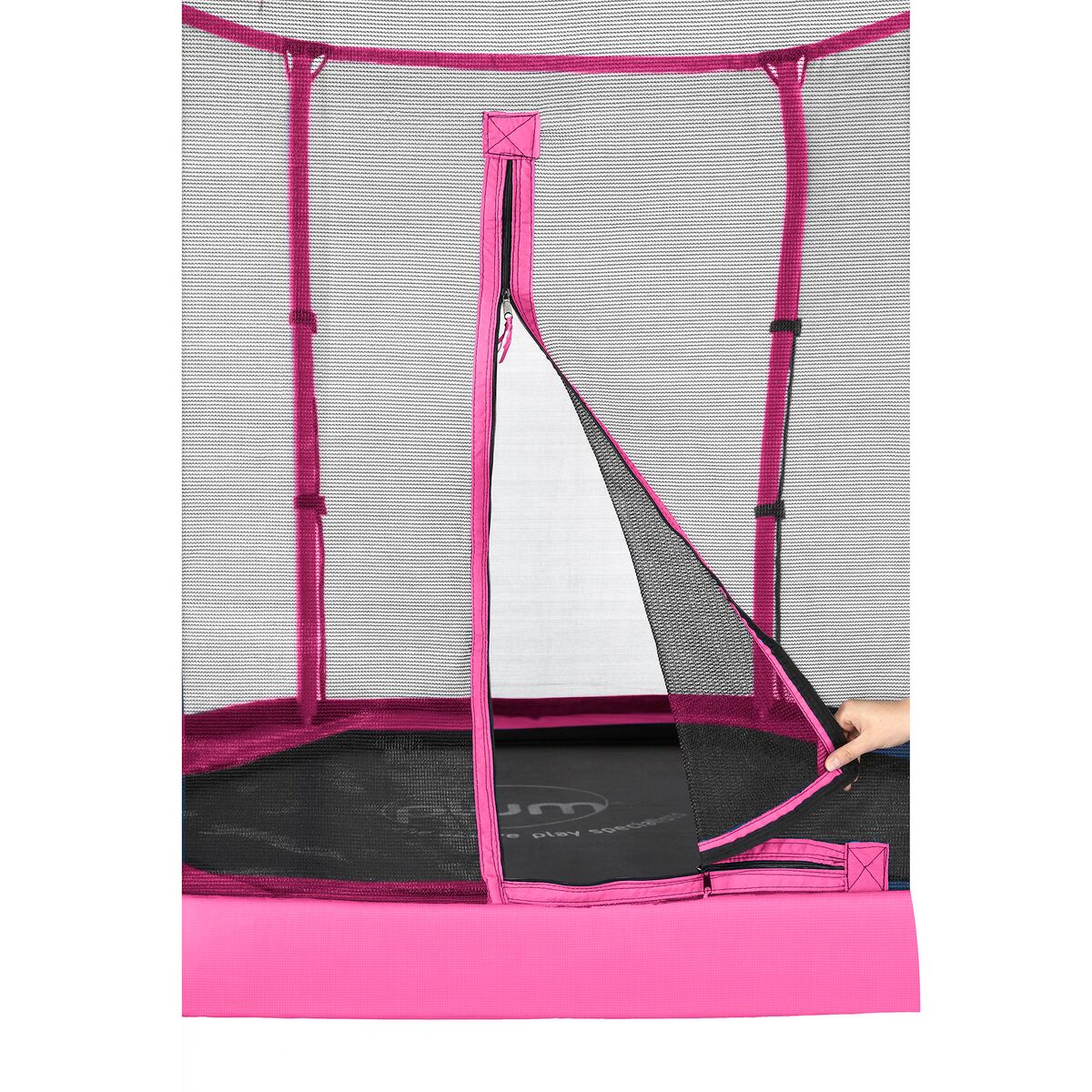 แทรมโพลีน Plum Products Junior Trampoline and Enclosure (Pink )