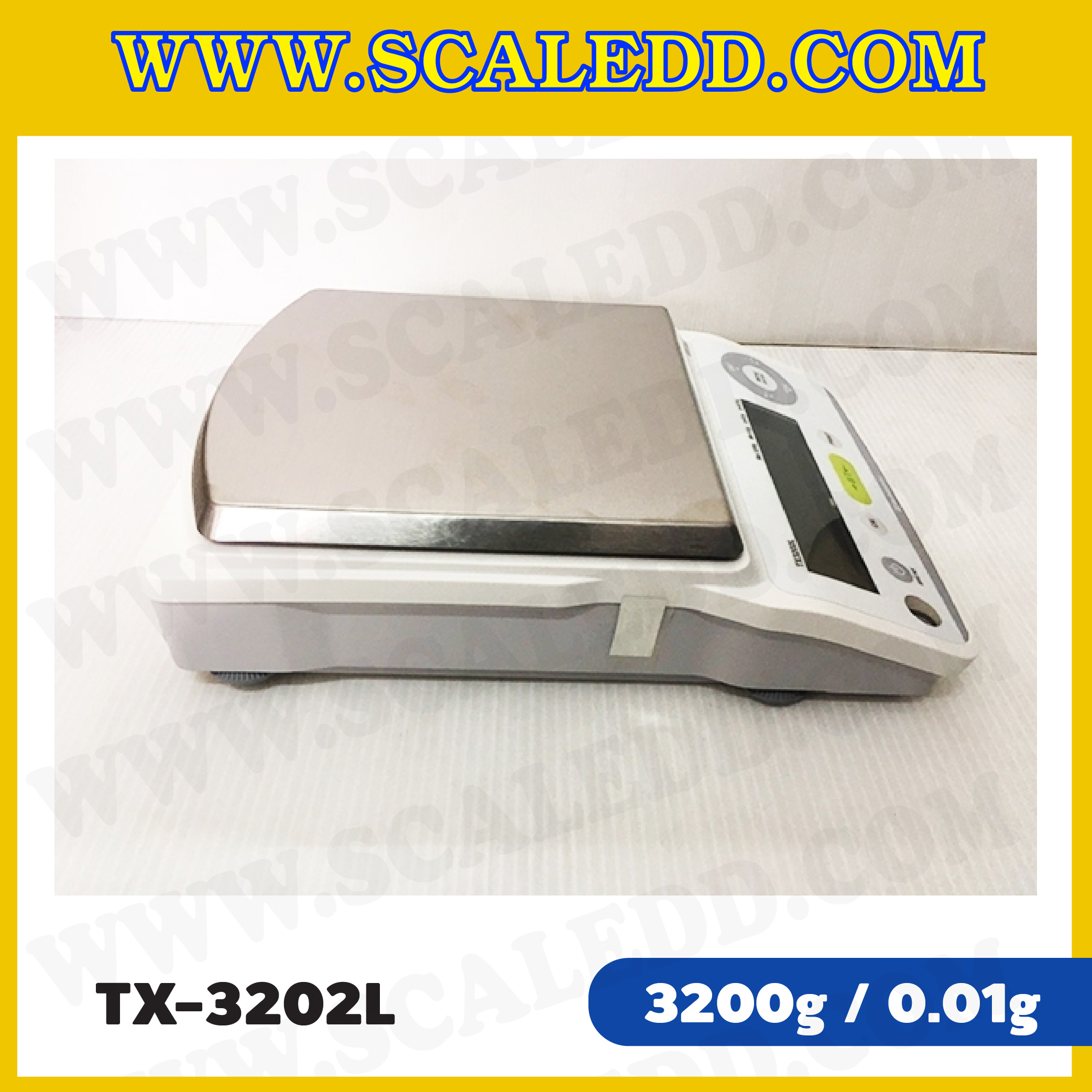 เครื่องชั่งดิจิตอลทศนิยม2ตำแหน่ง รุ่น TX3202L พิกัด 3200g x 0.01g เครื่องชั่งละเอียดสูง3200g เครื่องชั่งน้ำหนัก3200g ตาชั่ง3200กรัม SHIMADZU Electronic Balances