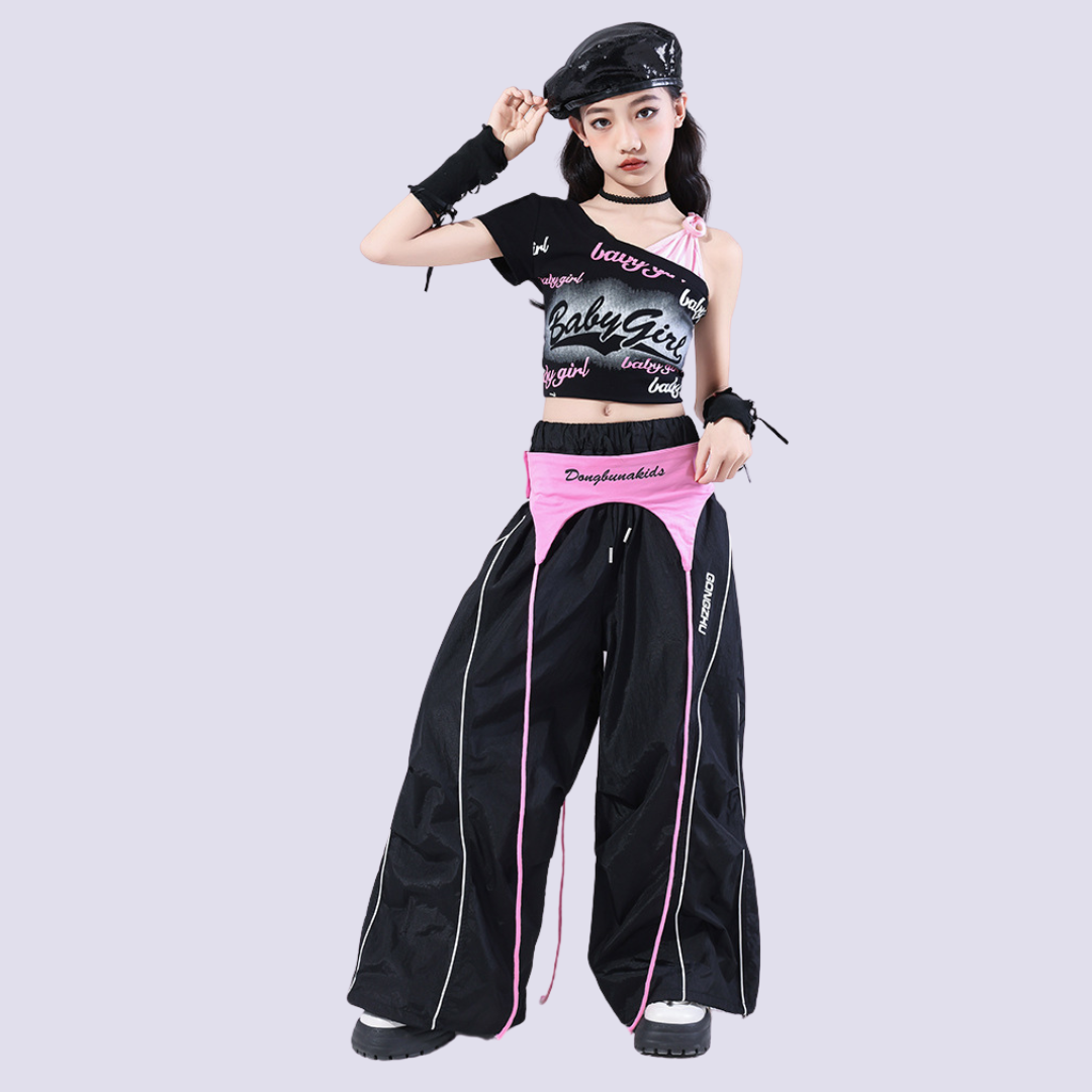 friendly4kidชุดเต้น เซ็ตเสื้อแขนสั้น+กางเกงขายาว**เปิดจอง