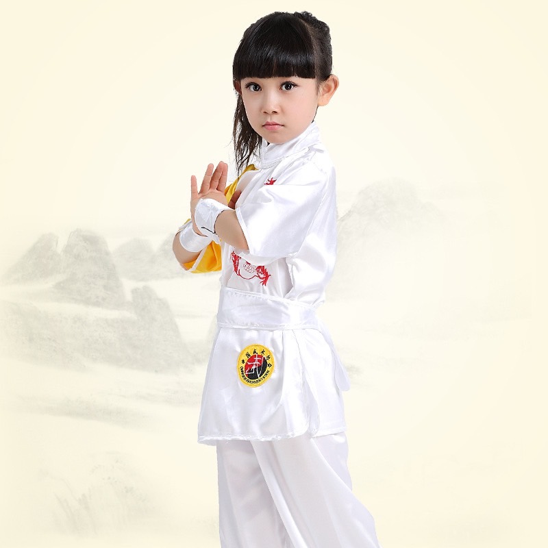 พร้อมส่ง ชุดจีน กังฟู ลายมังกร+ผ้าผูกเอว