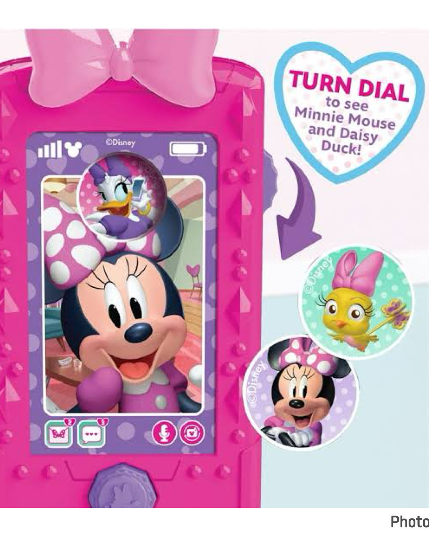 กระเป๋า Minnie Mouse Bowfabulous Bag Set, Disney Jr, 7 Piece Pretend Play Bag Set