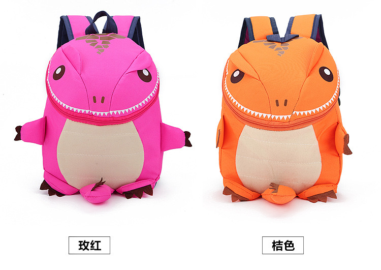 กระเป๋าเป้เด็ก ทรงกลม ไดโนเสาร์