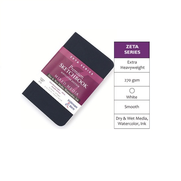 สมุด Stillman&Birn Sketchbook Softcover 270g 26แผ่น