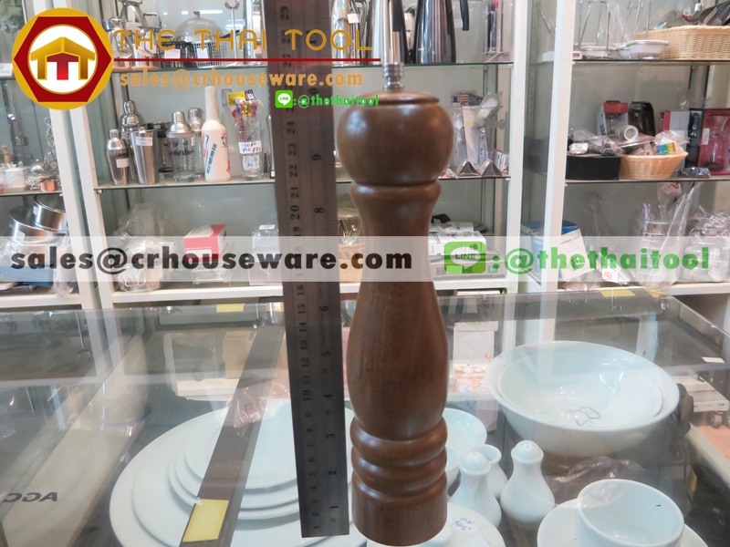 ที่บดพริกไทย 10 นิ้ว แบบไม้ wood pepper mills 005-JP-PM2110