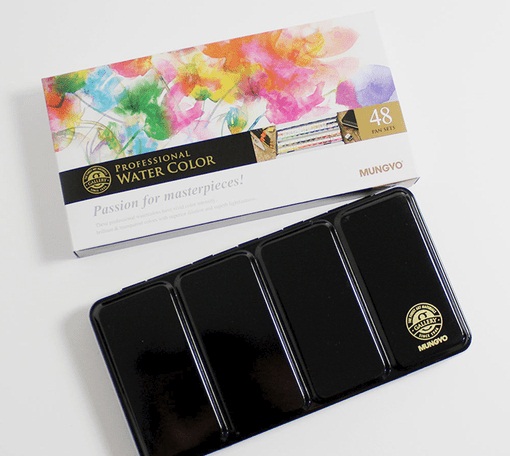 ชุดสีน้ำ Mungyo Professional 48สี