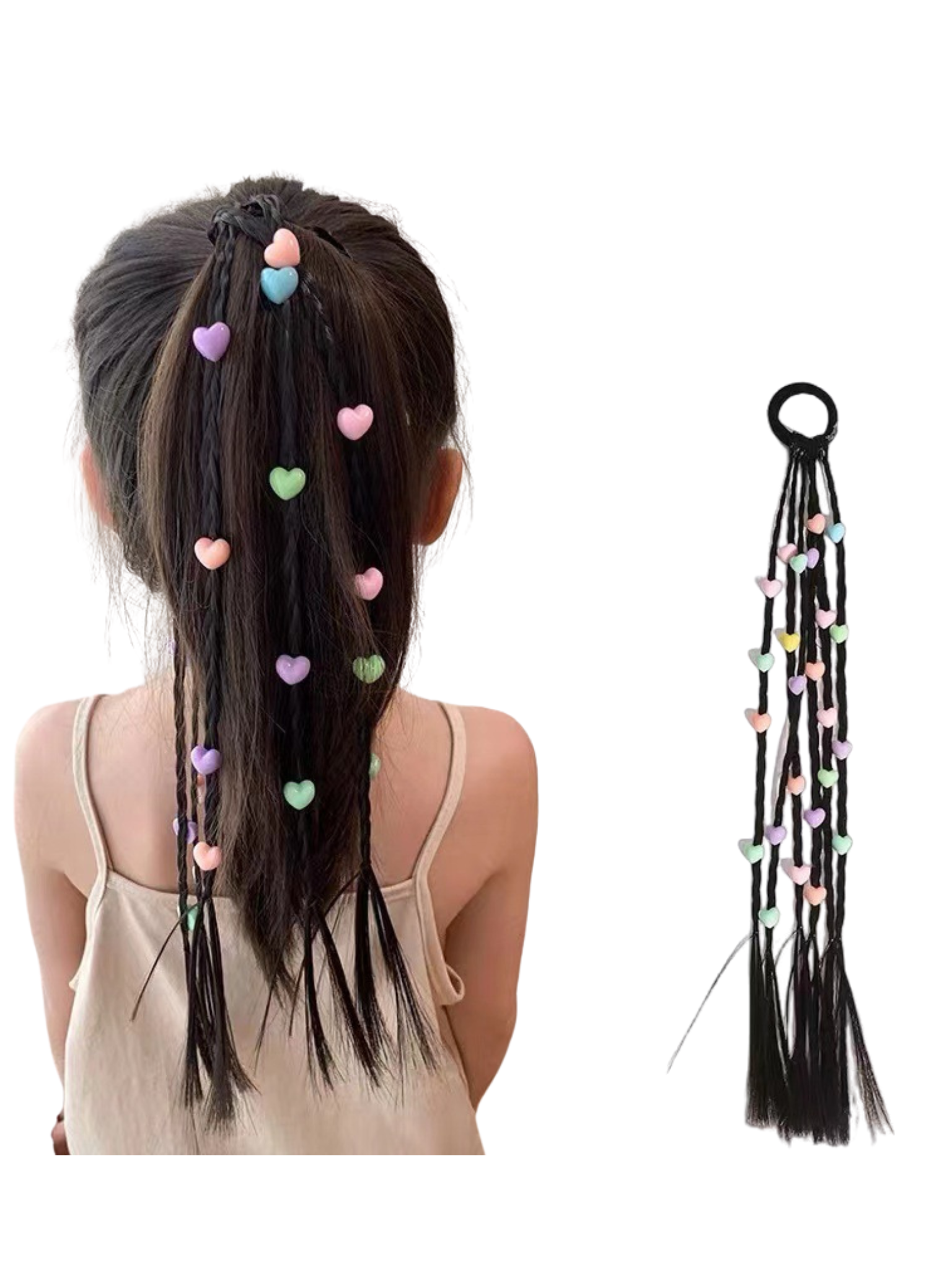 พร้อมส่ง เปียแต่งผม สีผมเด็ก เปียผมสี