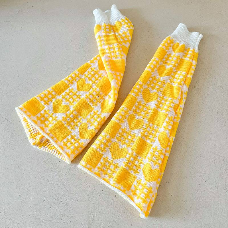 ถุงเท้า Y2K แบบยาว ปลอกขา สไตล์เกาหลีแบบไม่สวมเท้า ใส่แบบยาวหรือแบบย่น เด็กโต - ผู้ใหญ่