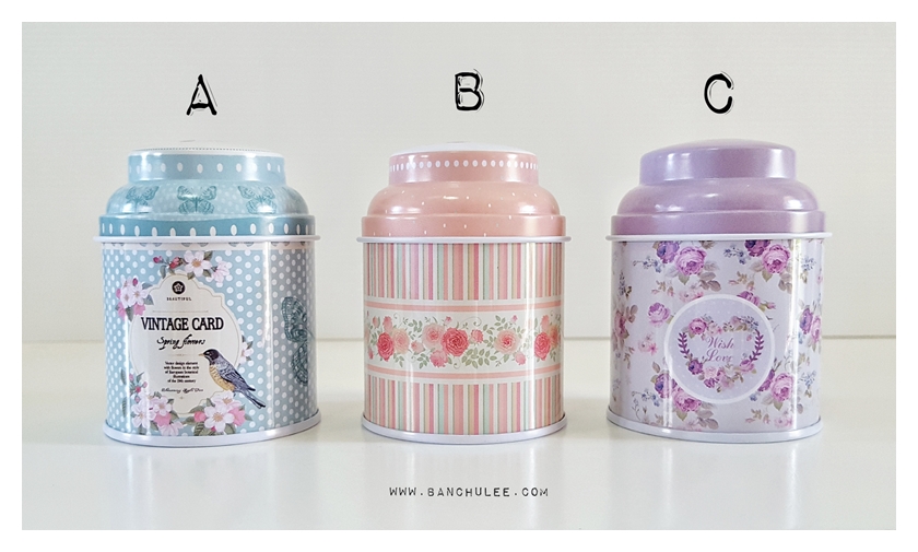 Mini Tea Tin Can กระป๋องชา งานสังกะสี ขนาดเล็ก