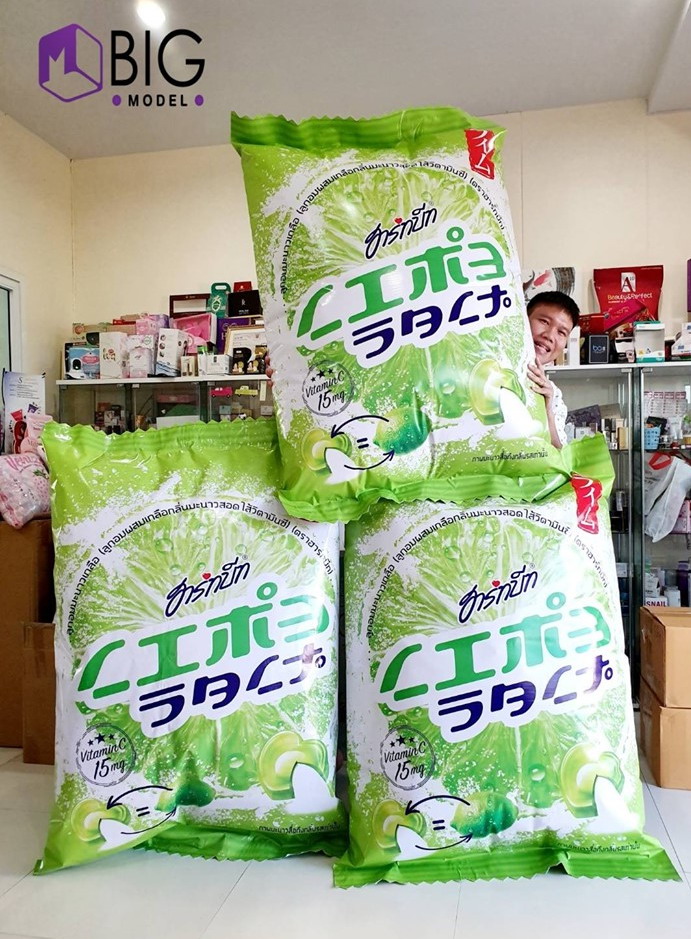 รับผลิต โมเดลสินค้ายักษ์ ซองยักษ์ ฮาร์ทบีท Big Model 