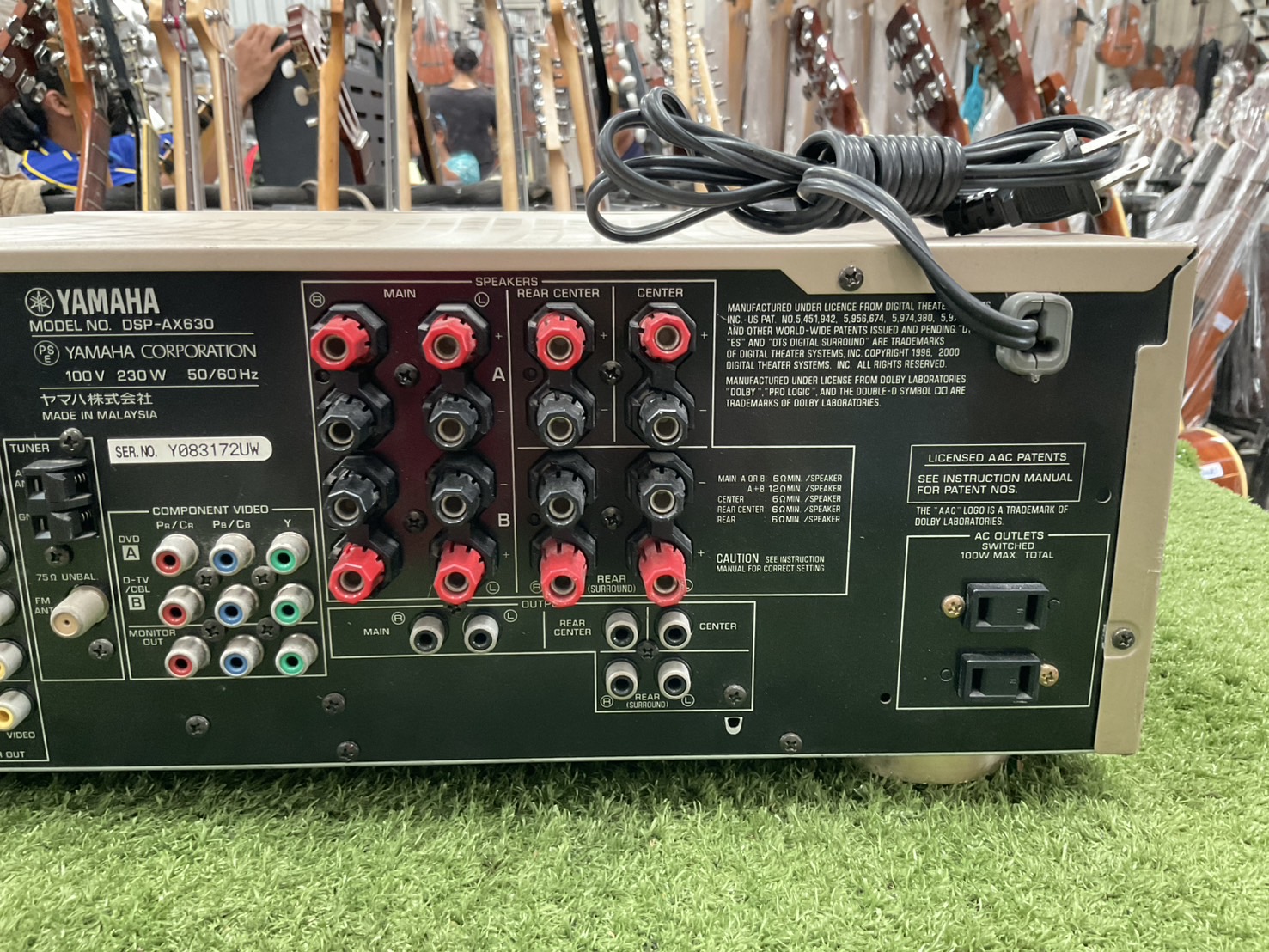 เครื่องขยายเสียง YAMAHA : DSP-AX630 สินค้าไม่พร้อมใช้งาน(ต้องซ่อม)