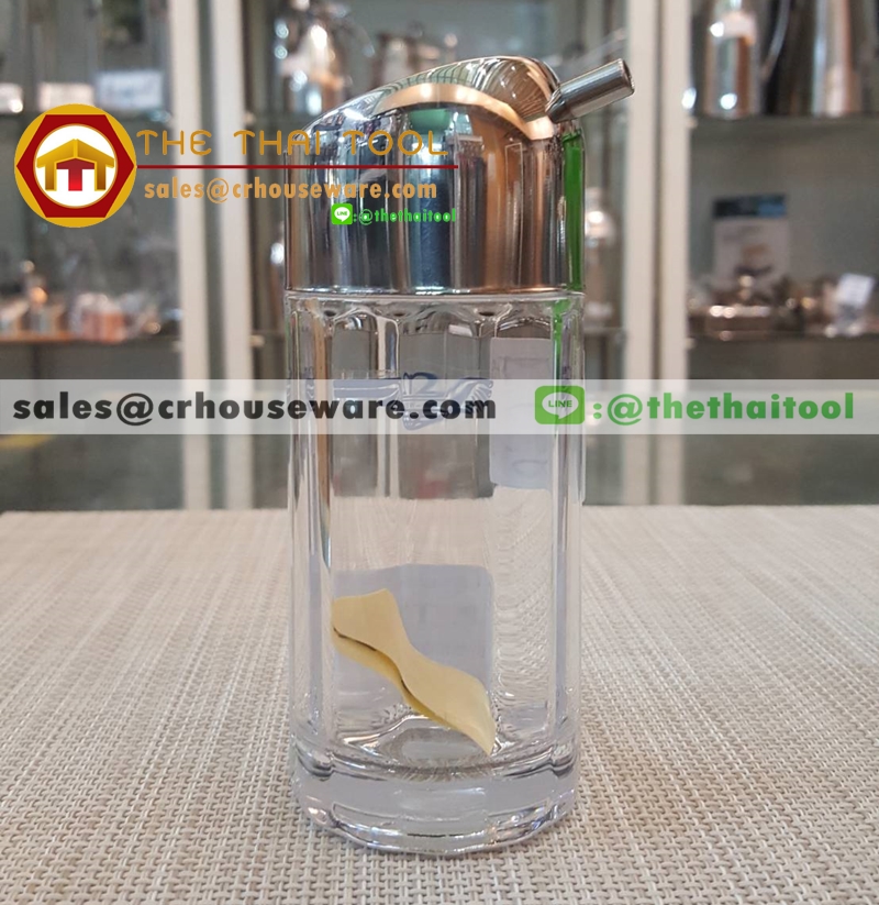 ขวดซอสอคริลิค ฝาสแตนเลส 3 oz. 005-PT717