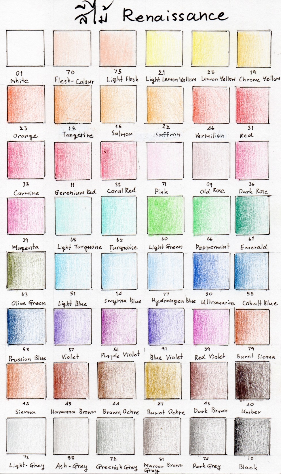 Renaissance Colored Pencil