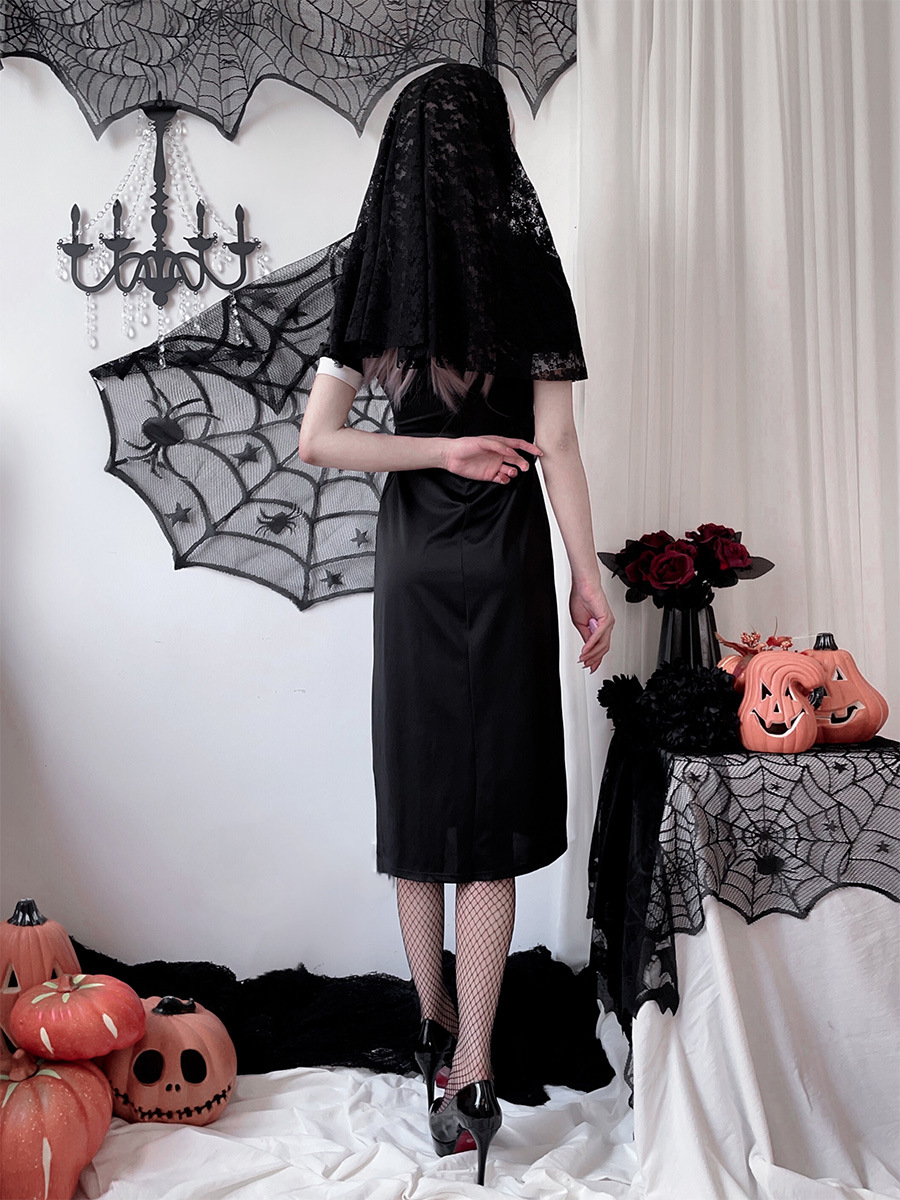 Friendly4kid haloween ชุดฮาโลวีน ผู้ใหญ่ แวมไพร์แม่ชี