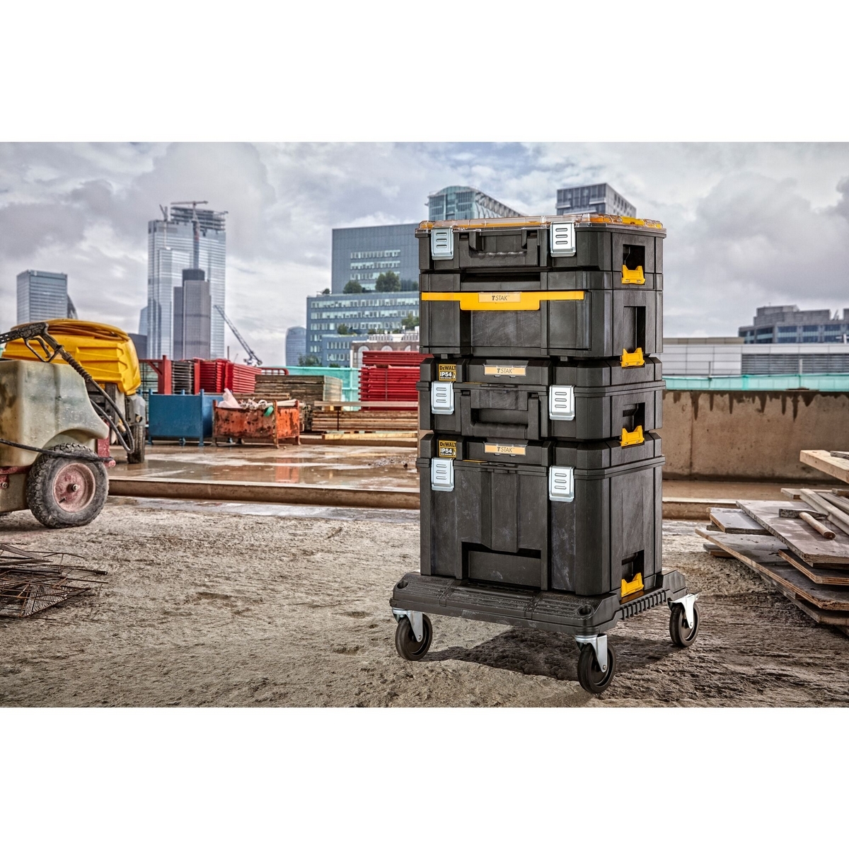 DeWALT กล่องเครื่องมืออเนกประสงค์ T STAK วางเรียงซ้อน ล็อกต่อกันได้เป็นชั้น กันน้ำและฝุ่น IP54 ⬇️⤵️สินค้ามีตัวเลือก