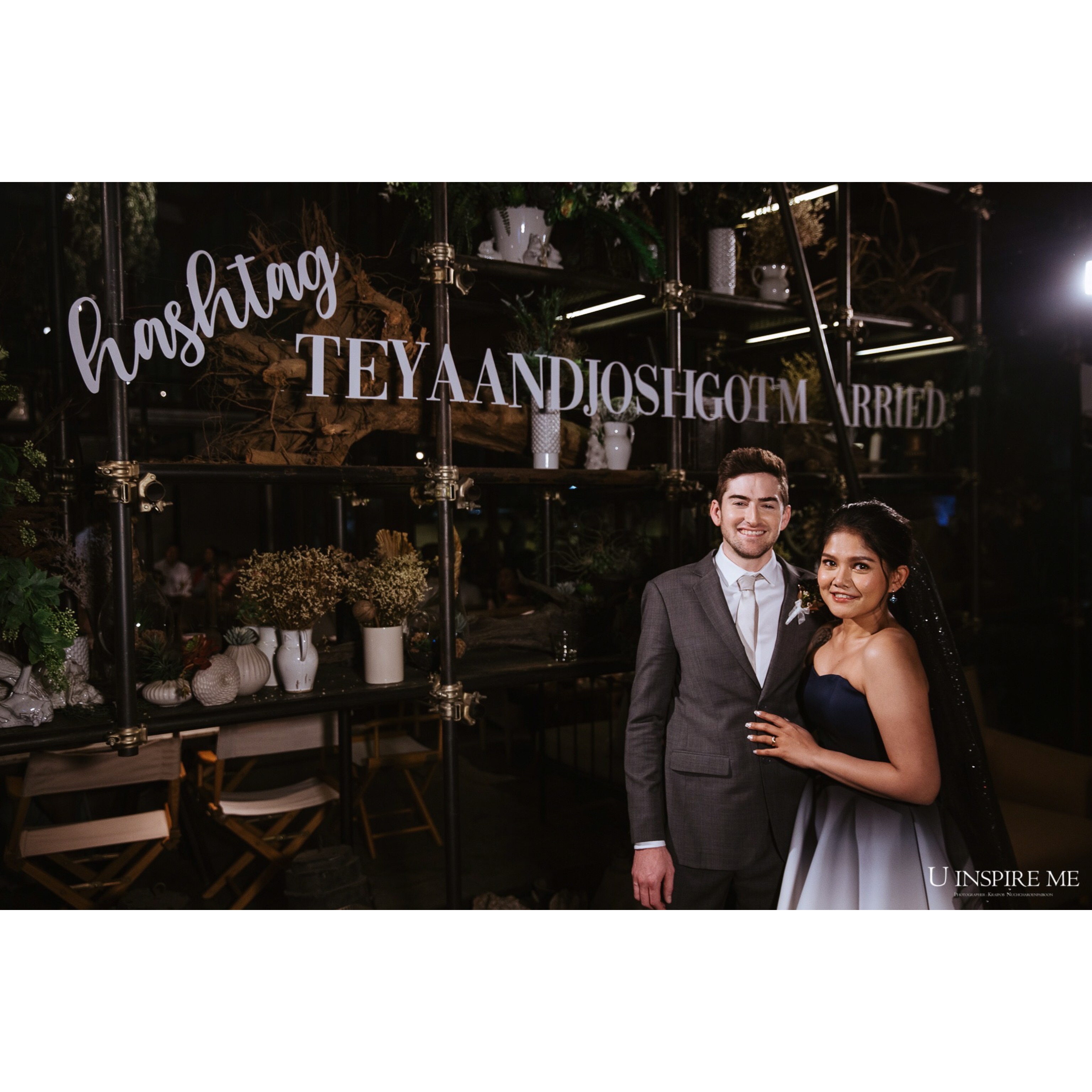 Backdrop งานฉลองมงคลสมรส