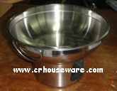 หม้อจิ้มจุ่มสเตนเลส ไม่มีฝา ตัวใส่อาหาร 006-J20 Stainless steel pots Chim Chum, no cover, body put the food. 006-J20Hot and Sour Prawn Soup Dtom Yum Gkoong or Tom Yum Goong pot,酸辣虾汤火锅,Tôm nồi súp nóng và chua,ກຸ້ງຫມໍ້ແກງຮ້ອນແລະສົ້ມ, Panas dan Sour Udang p