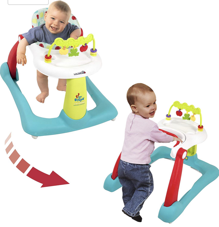 รถผลักเดินและรถหัดเดิน Kolcraft Tiny Steps 2-in-1 Activity Walker, Jubilee