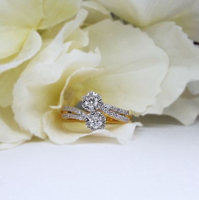 สั่งผลิตเพชรเบลเยี่ยมคัท แหวนแต่งงาน แหวนหมั้น ใส่เที่ยว ออกงาน แหวนทองคำ 18K เพชรแท้ 0.63 กะรัต 3.67 กรัม น้ำ 99 ราคาถูกมาก มีใบรับประกันค่ะ