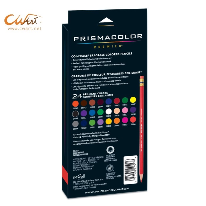 สีไม้ลบได้ Prismacolor Col-Erase 24 สี