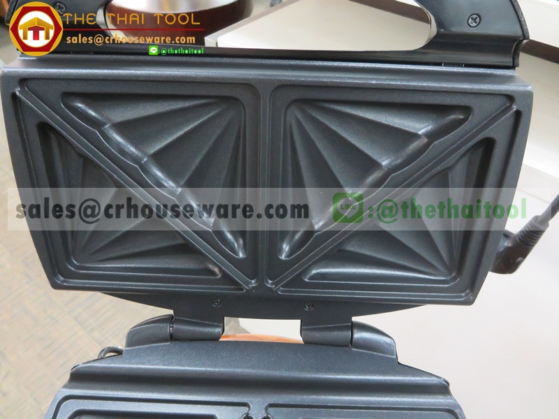 HOMEMATE เครื่องทำแซนวิช รุ่น HOM-121832 - สีดำ