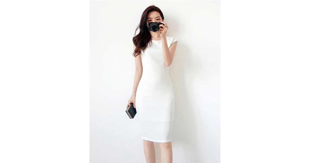สินค้าพรีออเดอร์ ชุดเดรสแฟชั่นทำงานสไตล์เรียบหรู 4ไซส รหัส PO-Dress-020