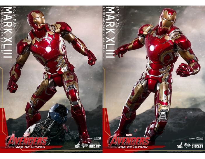 HOTTOYS - AVENGERS: AGE OF ULTRON - MARK 43 (Diecast)(แนะนำ)