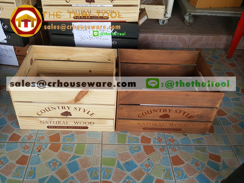 ลังไม้รุ่น Auto รหัส : 005- Auto Wooden crate Auto. Code : 005-Auto