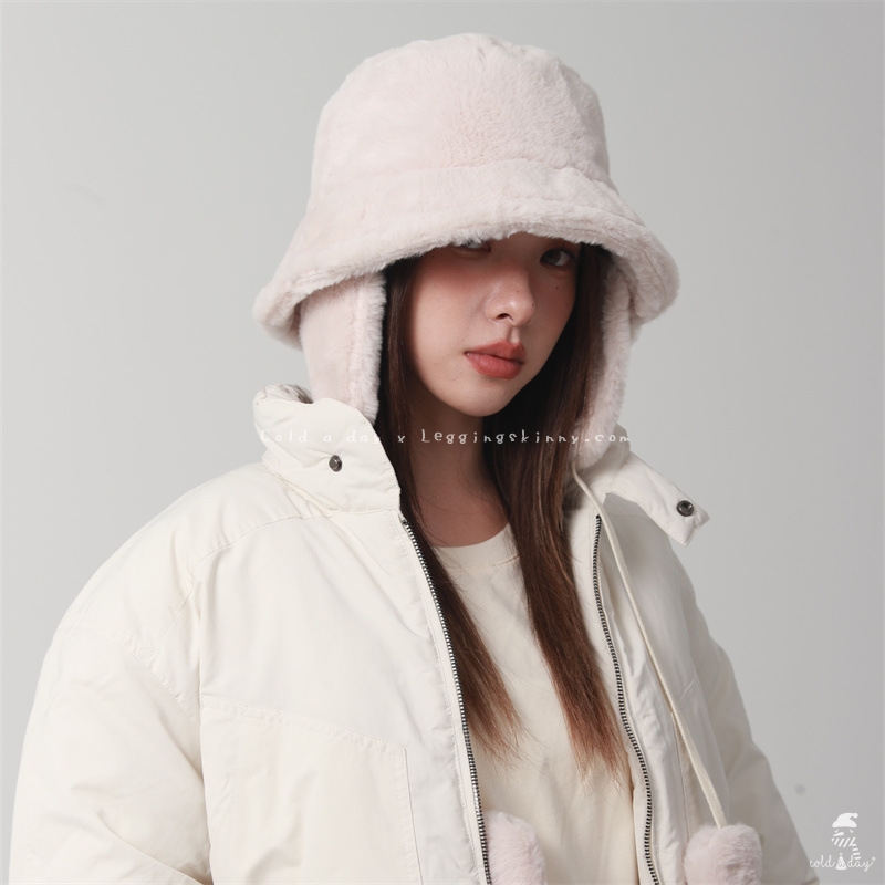 หมวกปีกขนเฟอร์ปิดหู มี 3 สี
