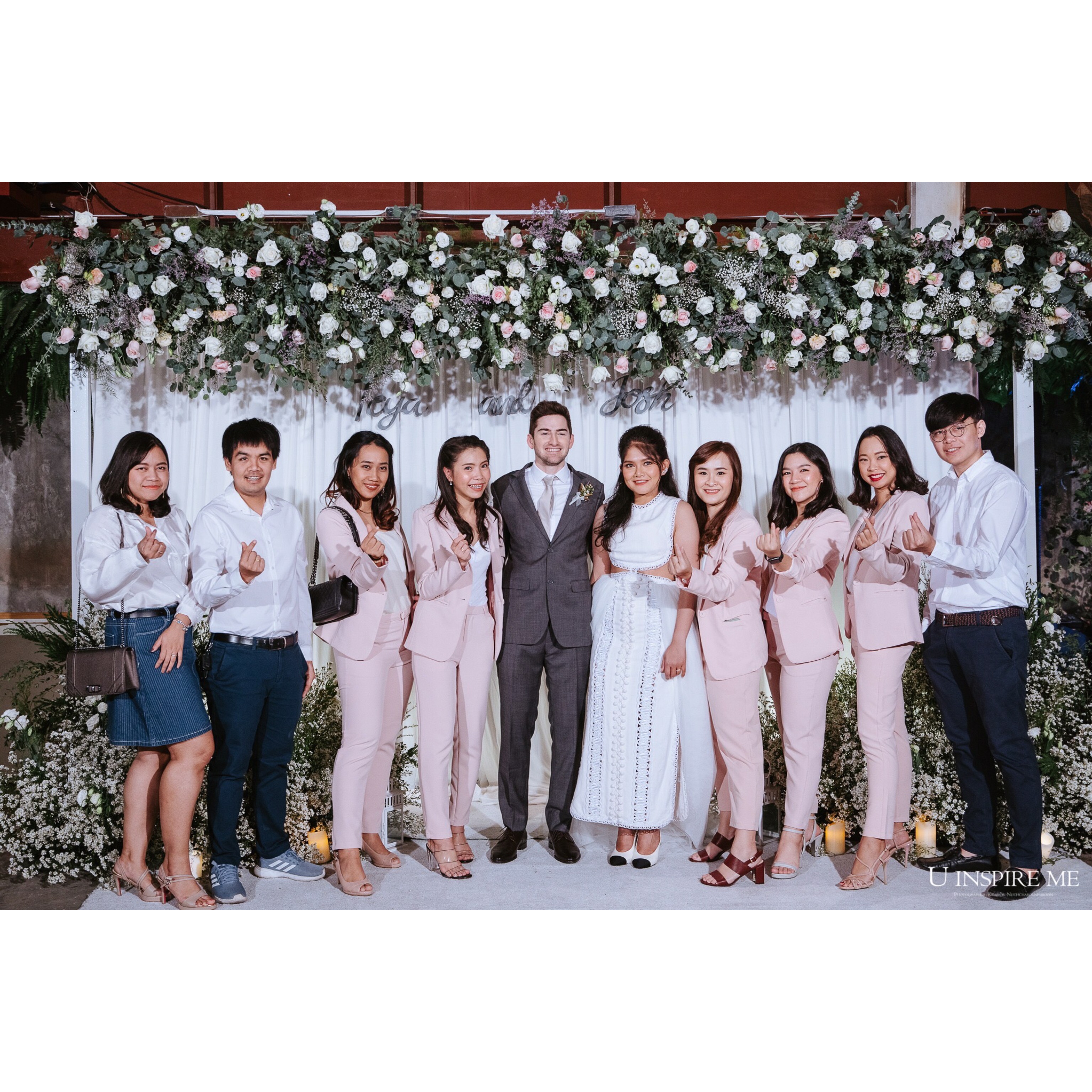 Backdrop งานฉลองมงคลสมรส