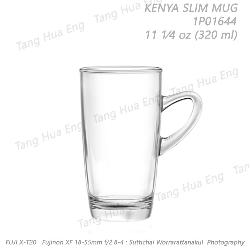 ( 1 โหล ) แก้ว KENYA SLIM MUG # 1P01644 ขนาด 11 ออนซ์ ยี่ห้อโอเชี่ยน