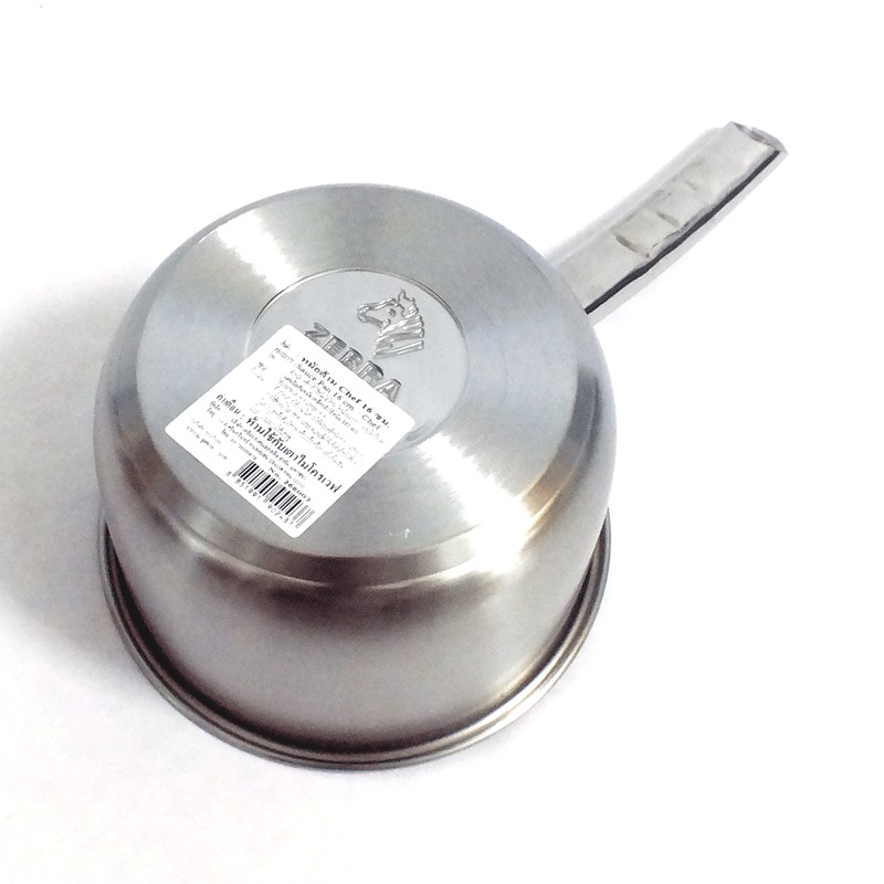 หม้อด้าม Chef ขนาด 16 ซม. + ฝาปิด ตราหัวม้าลาย