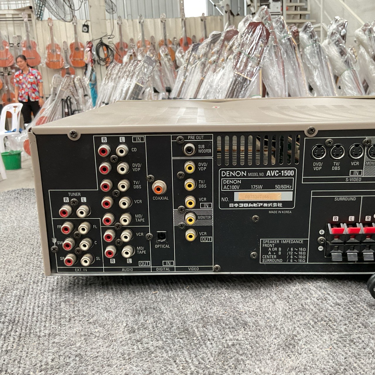 เครื่องขยายเสียง DENON : AVC-1500 สินค้าไม่พร้อมใช้งาน(ต้องซ่อม)