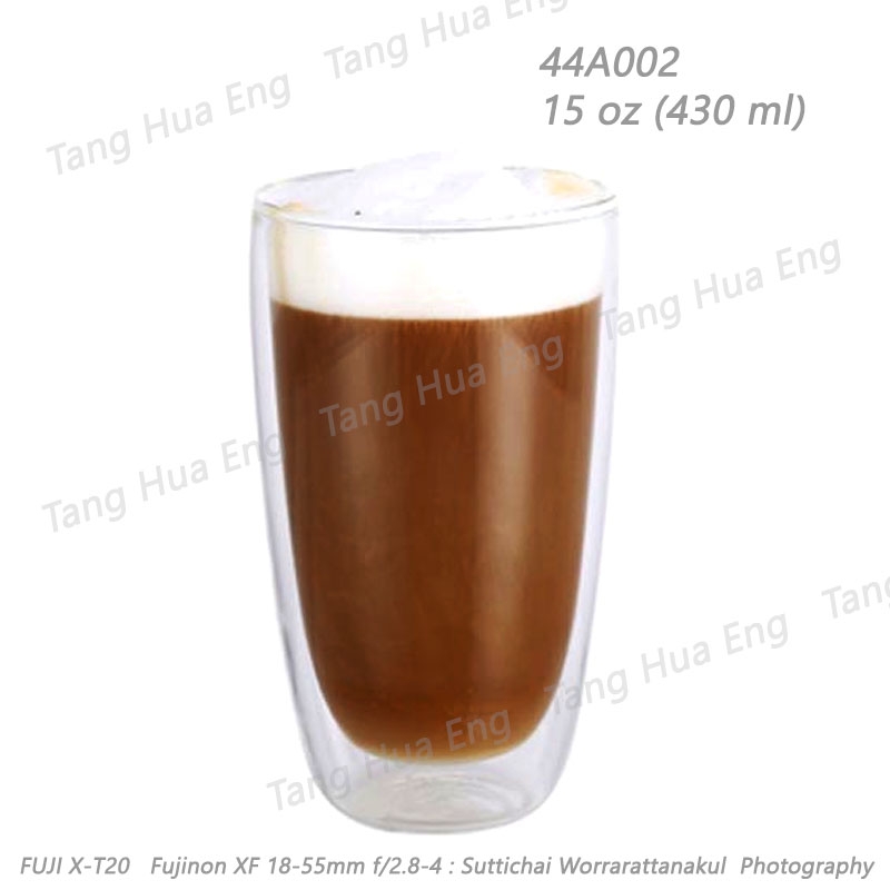 ( 6 ใบ ) แก้วน้ำ 2 ชั้น DIPPO HI BALL 430 มล. #44A0002 ยี่ห้อโอเชี่ยน